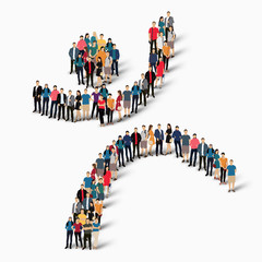 Naklejka premium abstract dancing man people