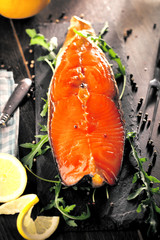 Geräucherter Lachs 