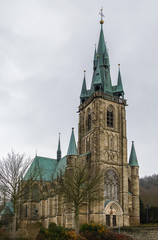 Fototapeta premium St. Bonifatius church, Fulda, Germany
