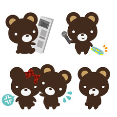 チョコくまビター 怒る