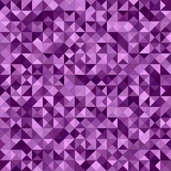Fototapeta premium Purple abstract triangle mosaic background