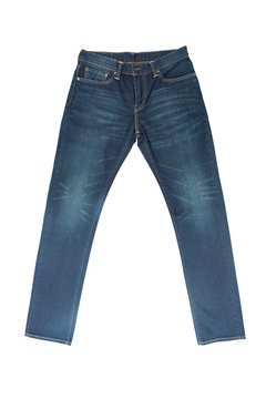 Blue Jeans Isolated with clipping path