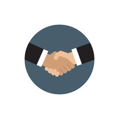 Vector handshake icon
