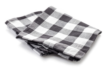 Cotton napkin isolated on white