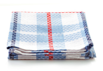 Cotton napkin isolated on white