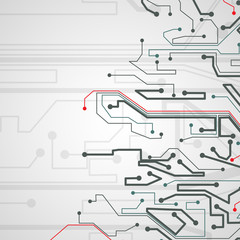 Circuit board background.