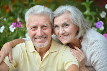 beautiful senior woman outdoor