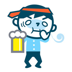 酔っぱらいのビジネスマン