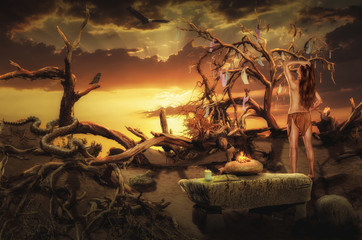pagan altar