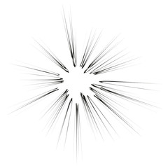 Obraz premium Explode Flash, Cartoon Explosion