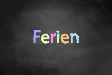 Tafel - Ferien