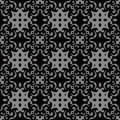 Elegant dark antique background image of curve spiral kaleidoscope