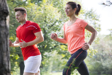 Fototapeta premium People running