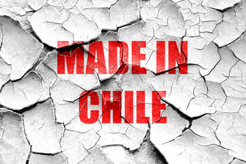Grunge cracked Made in chile
