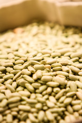 Verdinas lentils on the market