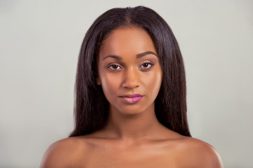 Beautiful Afro American girl