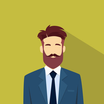 Business Man Profile Icon Male Avatar Hipster