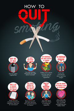 How to Quit Smoking Infographic