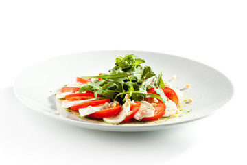 Caprese Salad with Rocket Salad