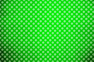 leuchtend grüner Hintergrund mit Blumen 