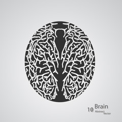 Creative concept of the human brain