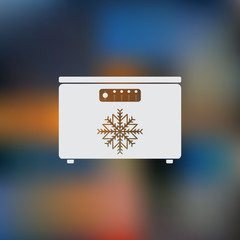 Freezer vector icon