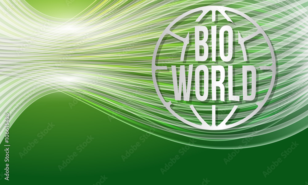 Poster vector modern abstract background with transparent lines and bio