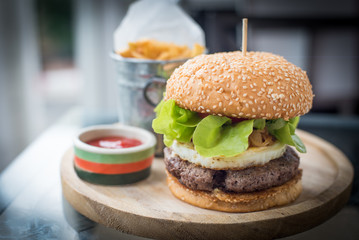 beef hamburger