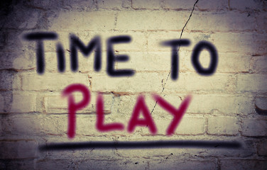 Time To Play Concept