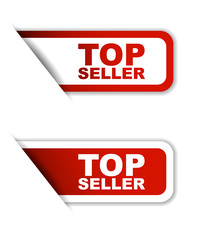 red set vector paper stickers top seller
