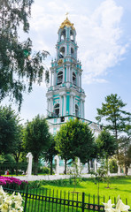 Bell tower. Holy Trinity-St. Sergiev Posad. Moscow region