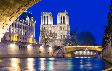 Photo sur Plexiglas Monument The Notre Dame cathedral, Paris, France.