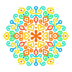 Childish Hexagon Ornament