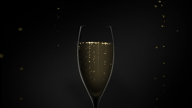 glass of champagne