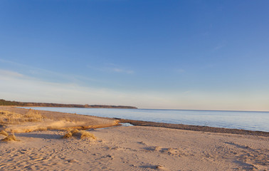 Рижский залив на закате. Латвия.
