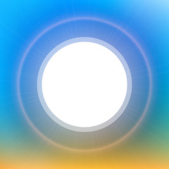 Abstract vector background with blurred lights and white space for text