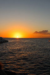 Sonnenuntergang in der Karibik