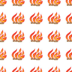 fire seamless isolated