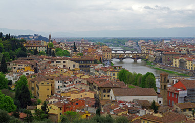 Fototapeta na wymiar Panorama of Florence. 