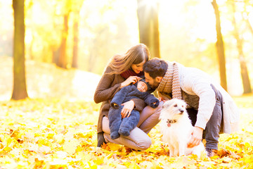 Pärchen mit Baby