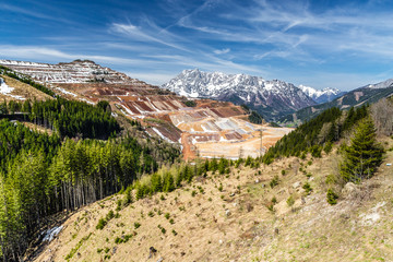 Erzberg Open-pit Iron Ore Mine - Eisenerz, Austria