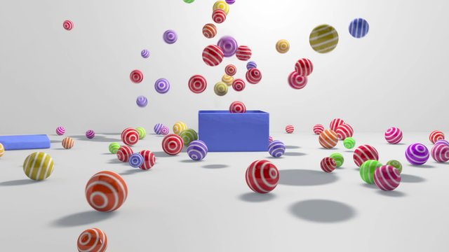 candy fireworks from gift box