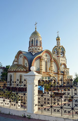 Obraz premium Церковь Владимира Равноапостольного на Виноградной горе (Сочи)