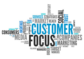 Word Cloud Customer Focus