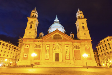 Fototapeta premium Santa Maria Church in Genoa