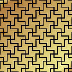 Swastika seamless pattern. Rotating cross