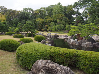 二条城　清流園庭

