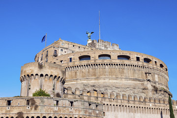 Fototapeta na wymiar Castel Sant' Angelo in Rome