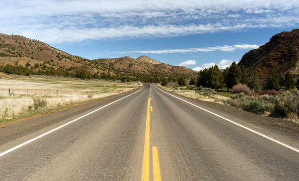 Oregon Route 26 Ochoco Highway High Desert Landscape US Travel