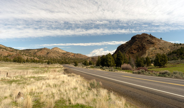 Oregon Route 26 Ochoco Highway High Desert Landscape US Travel
